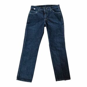 Carhartt Men's Dark Blue Straight Jeans